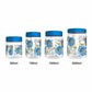 Print Magic Container Blue Pack of 12 - 2000ml (3 pcs), 1000ml (3 pcs), 750ml (3 pcs), 200ml (3 pcs) Plastic Grocery Container